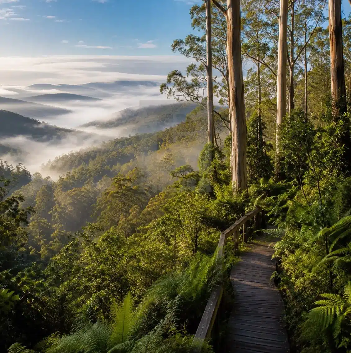 Dandenong Ranges in Melbourne