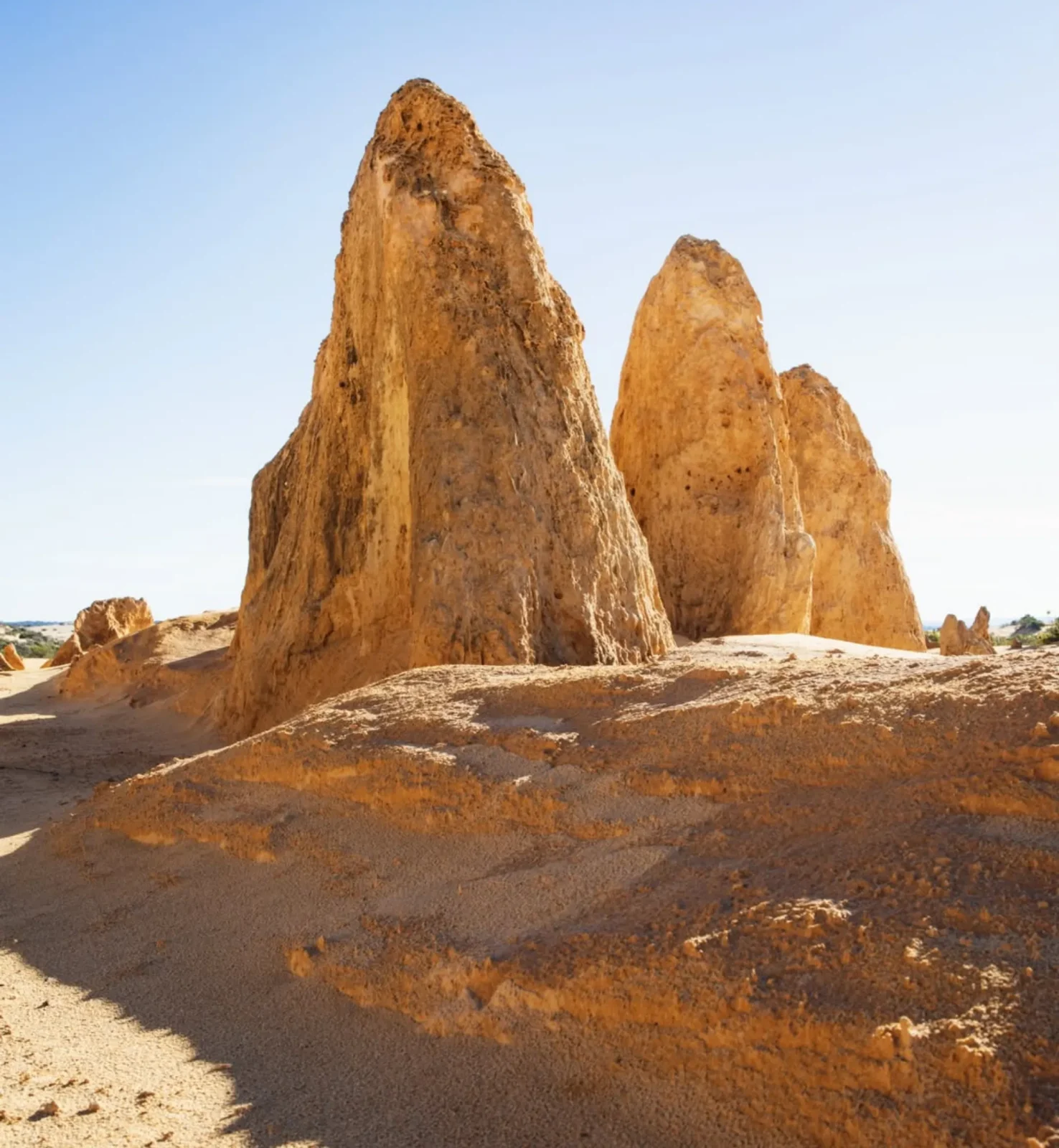 Pinnacles glow