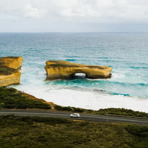 Loch Ard Gorge beach