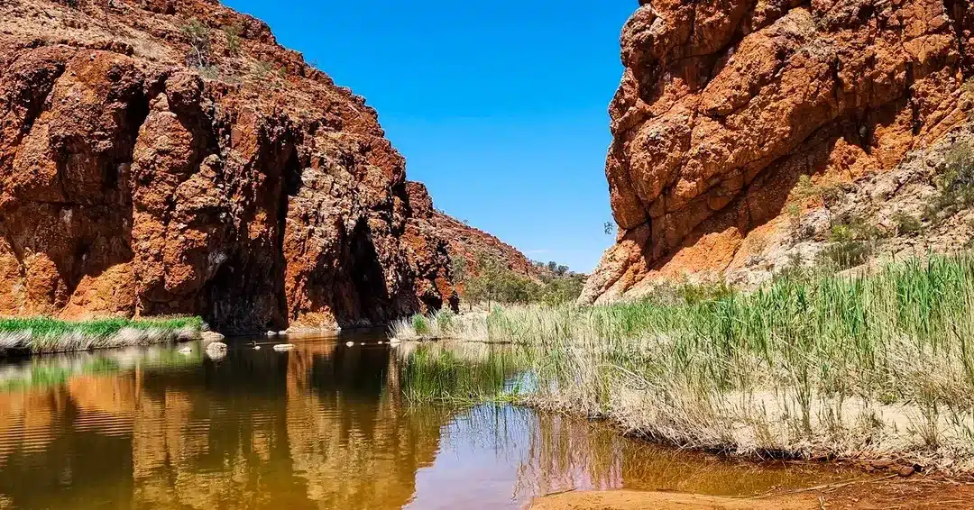 quietest time to walk the Larapinta Trail