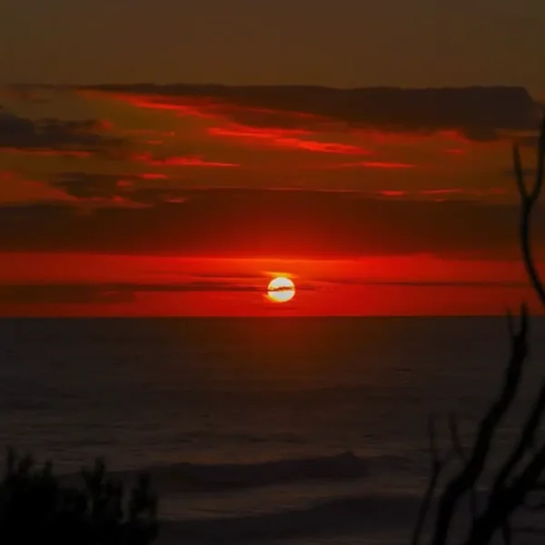sunset great ocean road